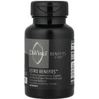 DaVinci Laboratories, „Benefits Line™“, „Estro Benefits™“, 60 kapsulių