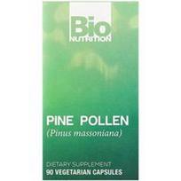 Bio Nutrition, Pušų žiedadulkės, 90 vegetariškų kapsulių (500 mg vienoje kapsulėje)