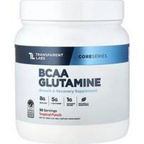Transparent Labs, „Core“ serija, BCAA glutaminas, „Tropical Punch“, 585 g