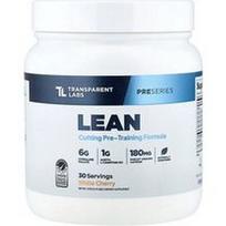 Transparent Labs, „Pre Series“, „Lean Cutting“ prieštreniruotinė formulė, baltųjų vyšnių skonio, 411 g