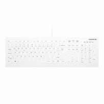 Klaviatūra Cherry CHERRY Keyboard AK-C8112 medicininė laidinė uždara [DE] white IP68 kabelgebunden, vollversiegelt, IP68