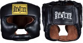 Vyriškas bokso šalmas Benlee Full Face Protection – aukščiausia kokybė! Natūrali oda, S/M dydis