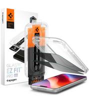 (Privacy) Apsauginis grūdintas stiklas Apple iPhone 18 Pro Max telefonui "Spigen Glas.TR EZ Fit Pro AC HD 2-Pack"