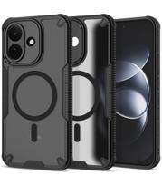 Matinis juodas dėklas Xiaomi Redmi Note 17 Pro 5G telefonui "Tech-Protect Rugged Shield Magsafe"