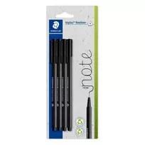 STAEDTLER Triplus Fineliner 0,3 mm Black 4-Pack