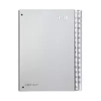 Pagna Lever Arch File A4 Polypropylene Silver 40 mm Spine 24329-14