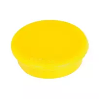 FRANKEN Whiteboard Magnet 13 mm Yellow Holding Force 100 g Pack of 10