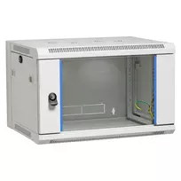 EFB Elektronik 19 inch 21U sieninis spintos korpusas Flat Pack, 600x600x1040mm, RAL7035 šviesiai pilka, plienas, stiklinės durys, užrakinamas, 60 kg apkrova, IP20