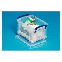 Dėžutė sandėliavimui Really Useful Storage Box 1.6L Skaidri 19,5 x 13,5 x 11,0 cm