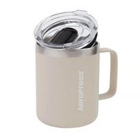 AeroPress kelioninis kavos puodelis, kreminis, 350 ml
