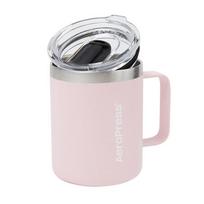 AeroPress kelioninis kavos puodelis, rožinis, 350 ml