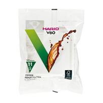 Hario V60-01 balti popieriniai filtrai (100 vnt.)
