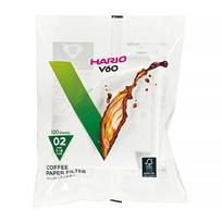 Hario V60-02 balti popieriniai filtrai (100 vnt.)