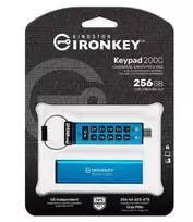 Kingston IronKey Keypad 200 256GB USB-C AES Encrypted