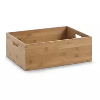 Zeller daiktų dėžė Natural 40 x 30 x 14 cm bambukinė 13341