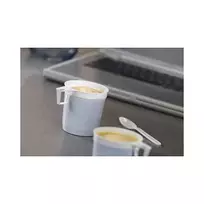 STARPAK vienkartiniai popieriniai kavos puodeliai 250 ml balti 80 mm (50 vnt. pakuotė)