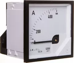 Lumel Analoginės plokštės ampermetras 500/5A 72x72mm k=90° EA17N E42200000000 - EA17N E42200000000