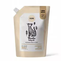 YOPE_Skysto muilo pildymas Vanilė ir kedras 600 ml