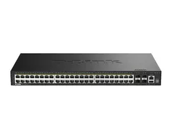 Smart Managed Switch DGS-1530-52P/E 48 Ports GE PoE(30W) + 4 Ports 10G SFP+ 370W