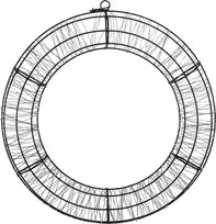 Dekoracija Žiedas su LED, AX5393710, D50 cm, juoda