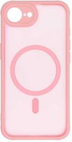 Dėklas Oem Case for iPhone 16e (SE 4 2025) / 17e Full Matte Mag Cover compatible with MagSafe light pink