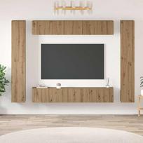 TV staliukas TV spintelių komplektas 10 vnt. 30,5 x 30 x 90 cm