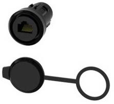 Siemens Lizdas RJ45 Cat.6 22 mm angai, plastikas, su užvalkalu IP65 SIRIUS ACT 3SU1900-0GB10-0AA0