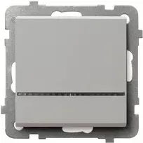 Ospel ŁP-1RS/m/82 SONATA Vieno poliaus jungiklis su mėlynu foniniu apšvietimu, kašmyro spalvos ŁP-1RS/m/82