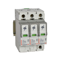Legrand 412242 Viršįtampių iškroviklis C 2 tipas 3P 40kA 1,7kV ON 300 TT, TN (TNC, TNS) 412242