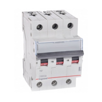 Legrand 407859 Grandinės pertraukiklis 3P C 16A 6kA S303 DX3 407859