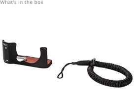 Pokrowiec SmallRig Camera Leather Half Case Kit for FUJIFILM X-M5 Black (4879) | 4879 | 6941590019413
