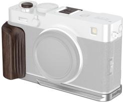 Szybkozłączka SmallRig L-Shaped Mount Plate with Wooden Handle for FUJIFILM X-E5 (Ebony, Silver) (6236) | 6236 | 6941590030333
