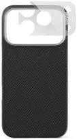 Epico UNUM SlimAramid Mag+ dėklas iPhone 17 Pro/18 Pro (suderinamas su Qi2 ir MagSafe) - Juodas