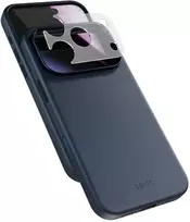 Dėklas Epico Leather Pro Mag+ Case for iPhone 17 Pro Max/18 Pro Max, Qi2 & MagSafe Compatible - Mėlyna (Protection