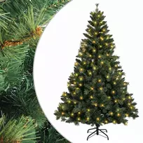 Dirbtinė Sulankstoma Kalėdų Eglutė 180 cm 300 LED Šilta balta