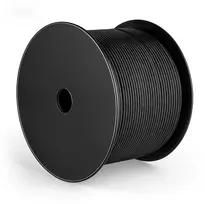 VEVOR Parakordo virvė 4 mm x 305 m, juoda