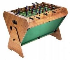 Atlas Sport 3in1 žaidimų stalas: futbolas, biliardas, oro ritulys, rudas ąžuolas