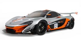 Diecast Modelis Gt Spirit Gts800902 Mclaren P1 Gtr #01 Pebble Beach Silver 2014 1/8