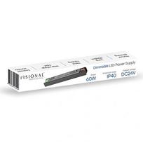 Reguliuojamas LED maitinimo šaltinis 24V, 2.5A, 60W, IP40