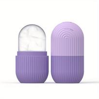 Silikoninis veido ledo volelis odos priežiūrai,  Violetinė