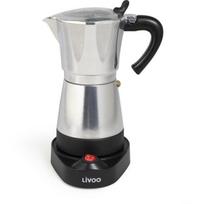 Elektrinis moka kavinukas Livoo DOD117A 480W 300 ml 6 puodeliams, sidabrinis