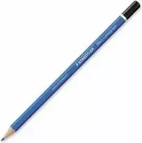 STAEDTLER Mars Lumograph Graphite Pencil 2B - 2 mm Lead - 8 mm Barrel - Hexagonal - Blue
