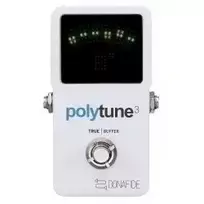 TC Electronic POLYTUNE 3 derinimo pedalas, baltos spalvos