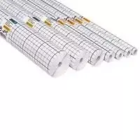 HERMA Knygų apsauginė plėvelė, lipni, 400 mm x 25 m, permatoma, blizgus PP, tinklelis 7025