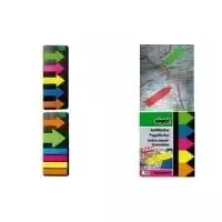 SIGEL HN614 plėveliniai žymekliai, 50 x 20 mm, 160 lapelių, įvairių spalvų, perklijuojami, kišeniniame dozatoriuje