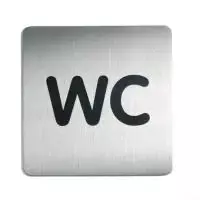 DURABLE PICTO WC piktogramos ženklas 150x150 mm savaiminio klijavimo akrilas 495723