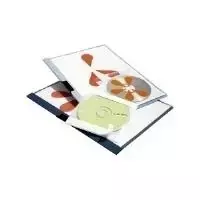 Durable CD/DVD FIX lipni kišenė kompaktiniams diskams, permatoma, 10 vnt.