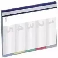 DURABLE DIVISOFLEX A4 dokumentų segtuvas-organizeris, 5 skyriai, mėlynas 255706