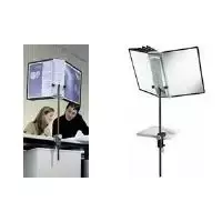 DURABLE SHERPA® Stalviršio spaustukas 10 - A4 informacinių panelių sistema, 10 panelių, 5 spalvos, 360° sukimasis 581800