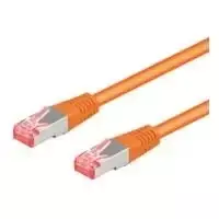 Wentronic Goobay CAT 6 tinklo kabelis, S/FTP (PiMF), oranžinis, 25 m, LSZH be halogenų, varinis (95649)